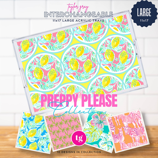 Preppy Please Tray Inserts | Large