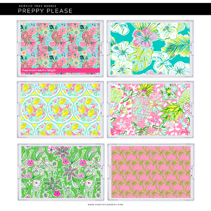 Preppy Please Tray Inserts | Large