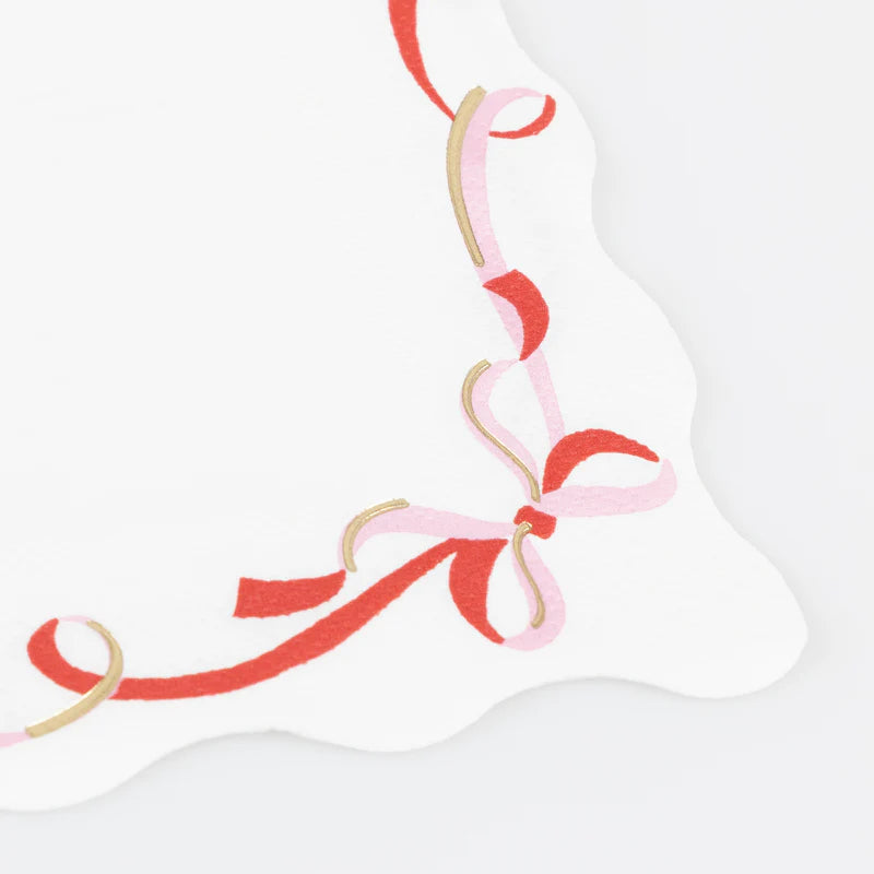 Ribbon Bow Small Napkins