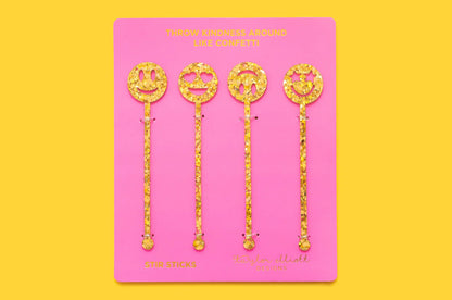 Smiley Stir Sticks