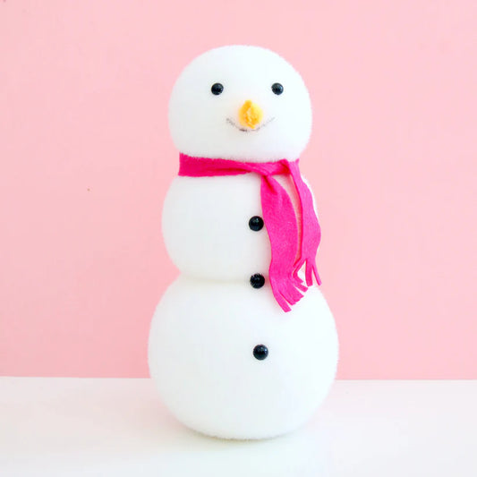 Snowman Cutie - Hot Pink