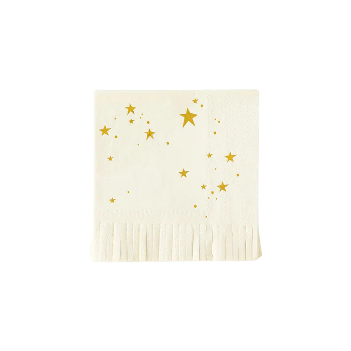 Starry Eyes Fringed Napkin