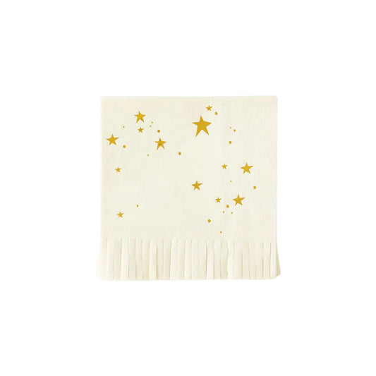 Starry Eyes Fringed Napkin