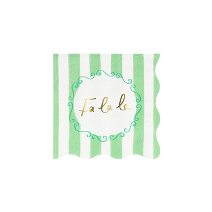 Striped Holiday Napkins