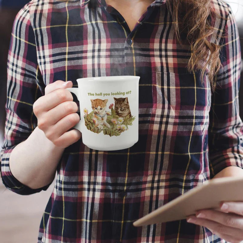 The Hell You Looking At Mug