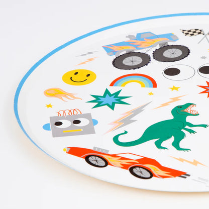 Toybox Icons Dinner Plates