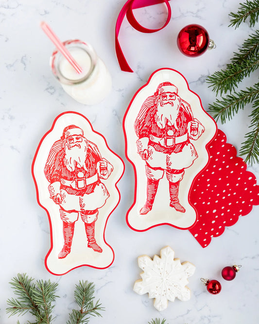 Traditional Santa Plate