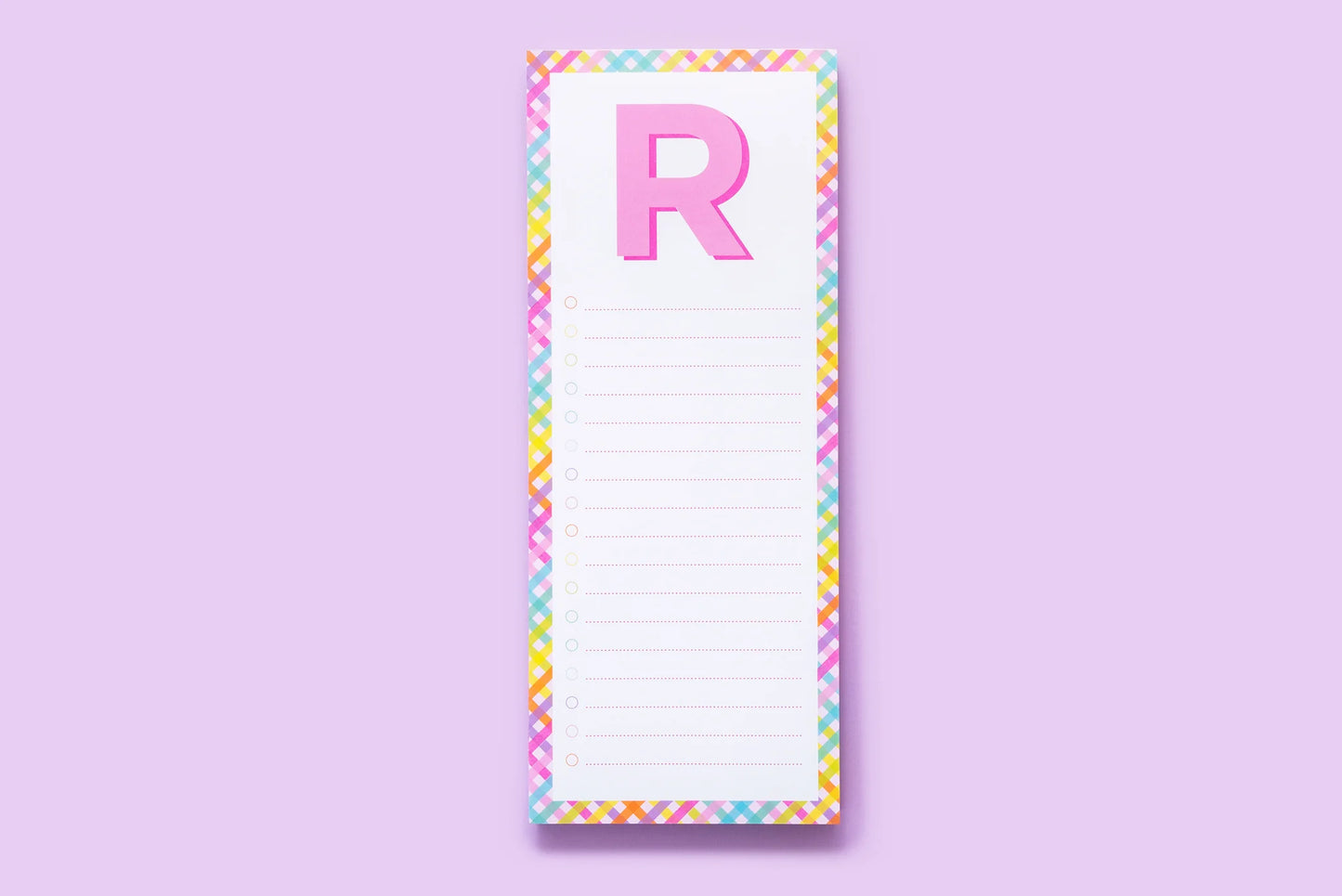 Letter List Pads