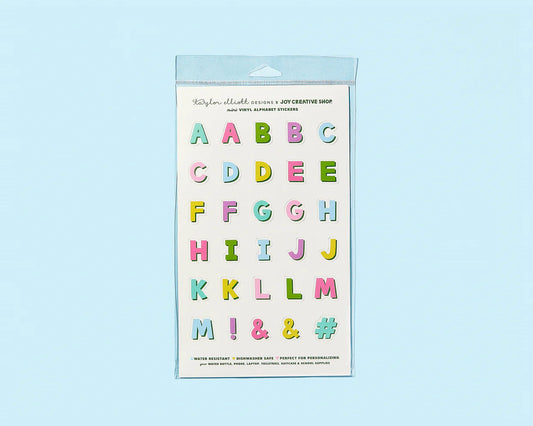 Vinyl Alphabet Stickers