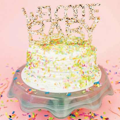 Welcome Baby Cake Topper