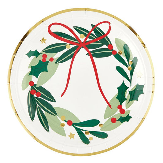 Wreath Shaped Plates