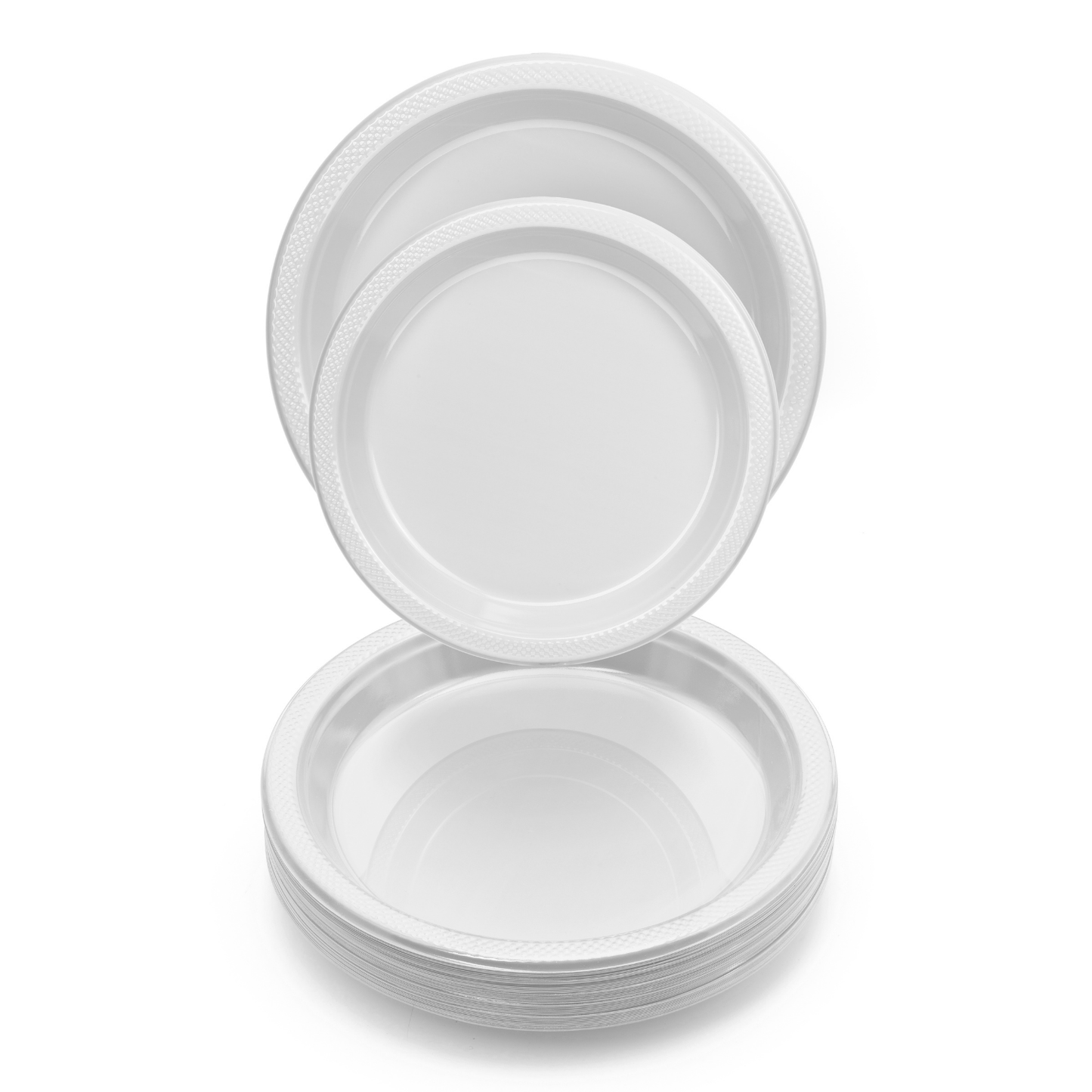 White Plastic Plates (7in./50ct.)