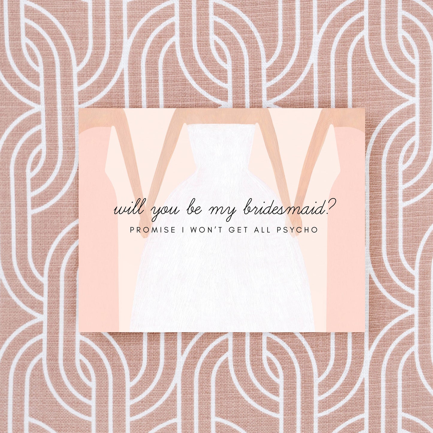 Be My Bridesmaid Greeting Card