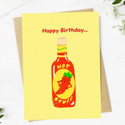 Happy Birthday Hot Stuff Card