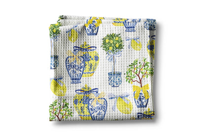 Chinoiserie Citrus Tea Towel