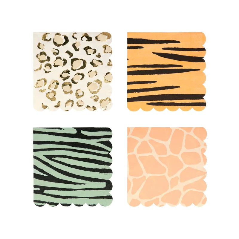 Safari Print Dinner Napkins