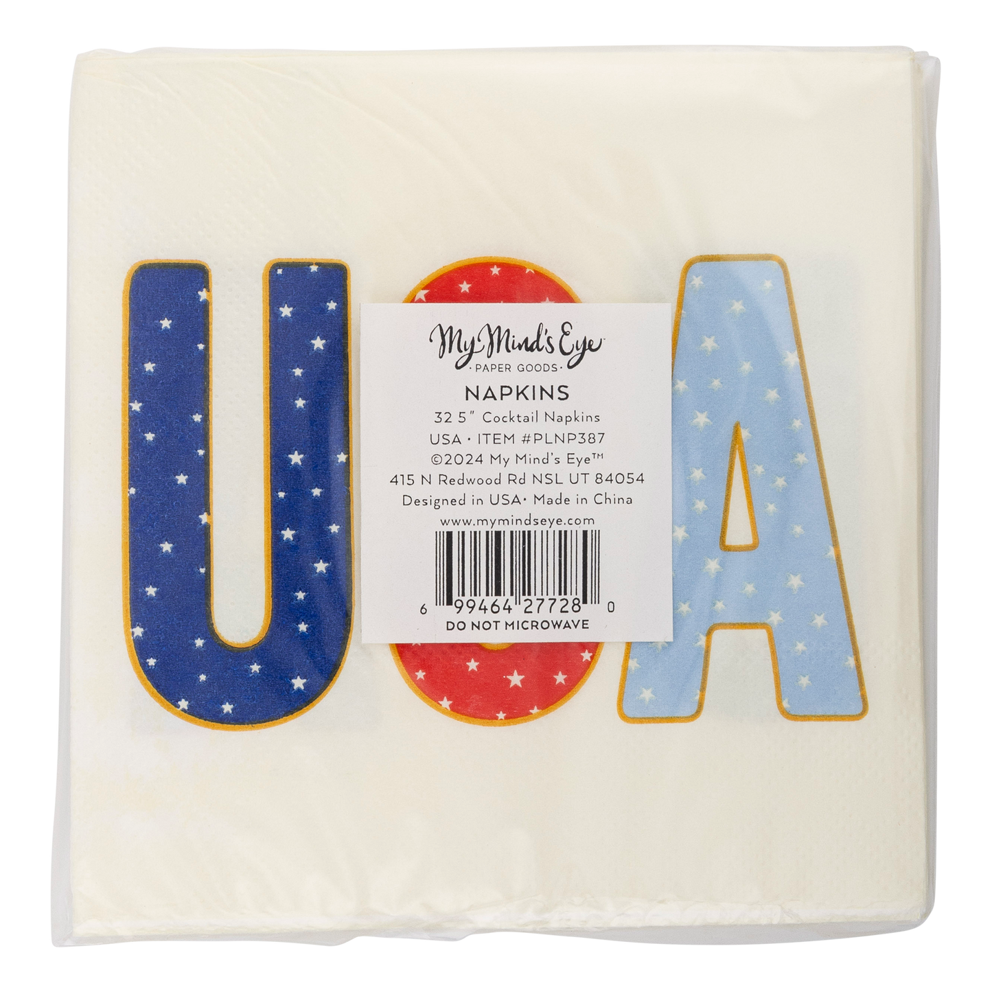 USA Cocktail Napkin