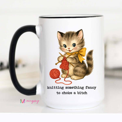 Knitting Something Fancy Mug