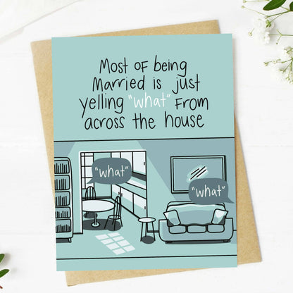 Most Of Being Married Card