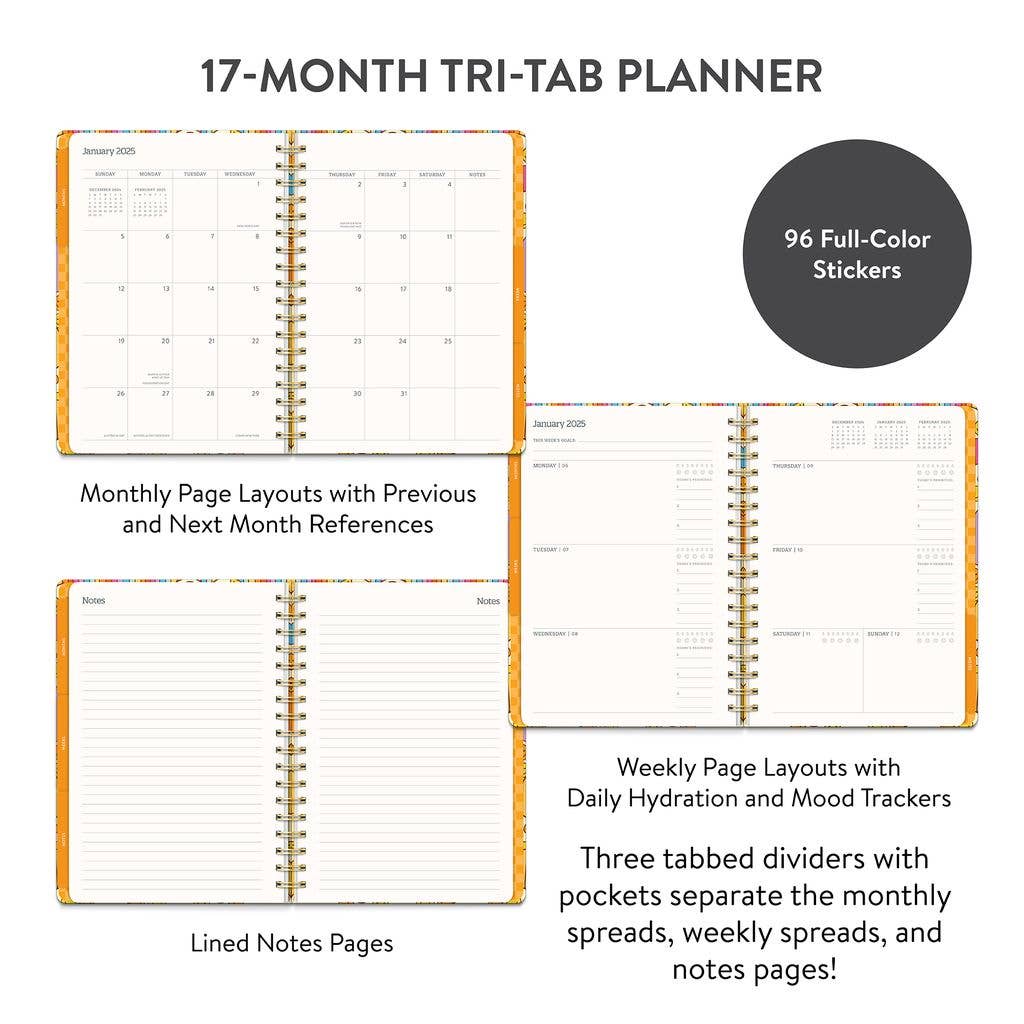 2025 Good Times Tri-Tab Planner