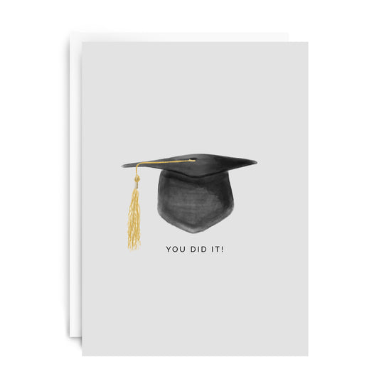 "You Did It!" Grad Greeting Card