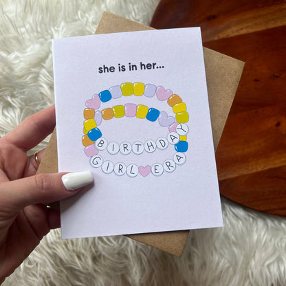 Birthday Girl Era Card