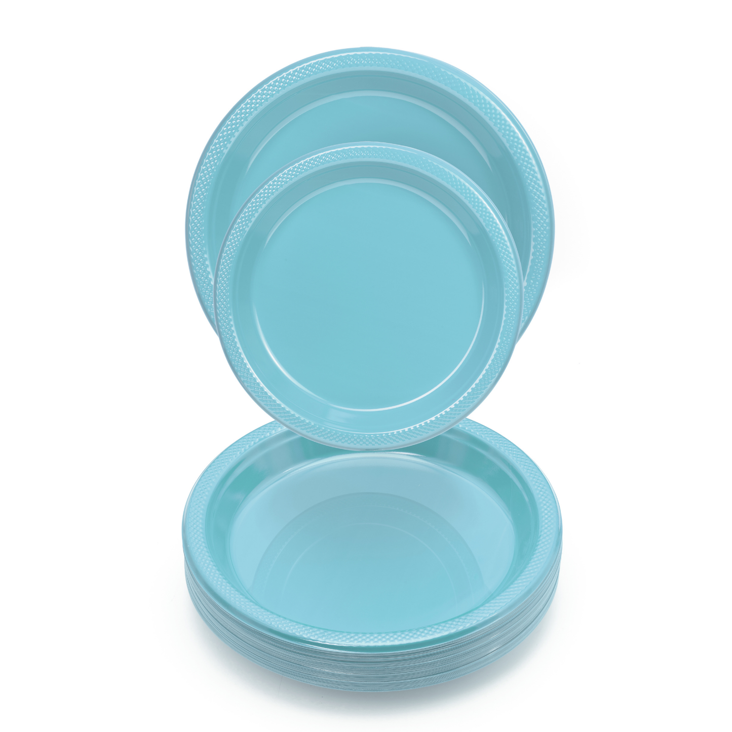 Light Blue Plastic Plates (9in./50ct.)