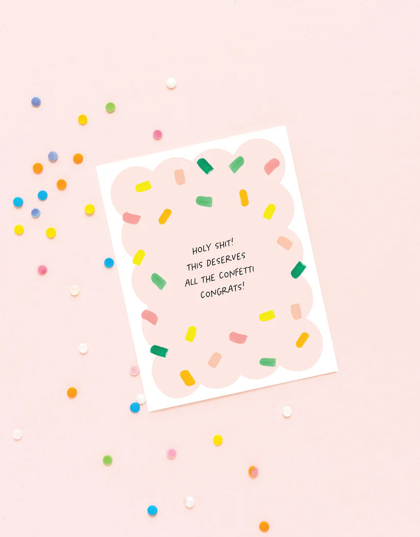 Confetti Congratulations Card