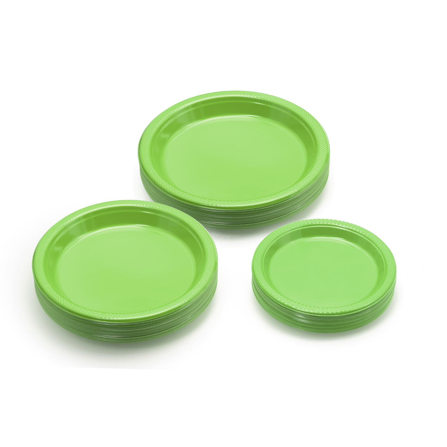 Lime Green Plastic Plates (9in./50ct.)