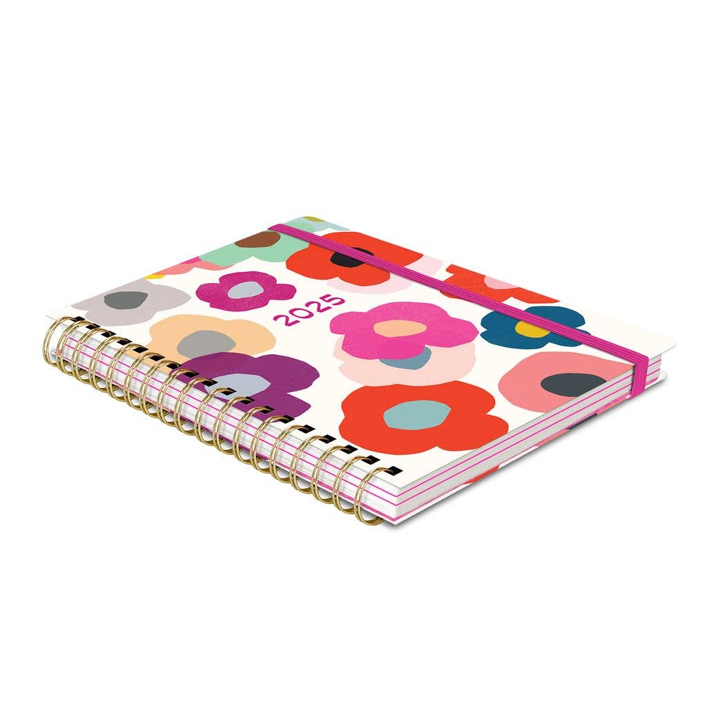 2025 Summer Poppies Tri-Tab Planner