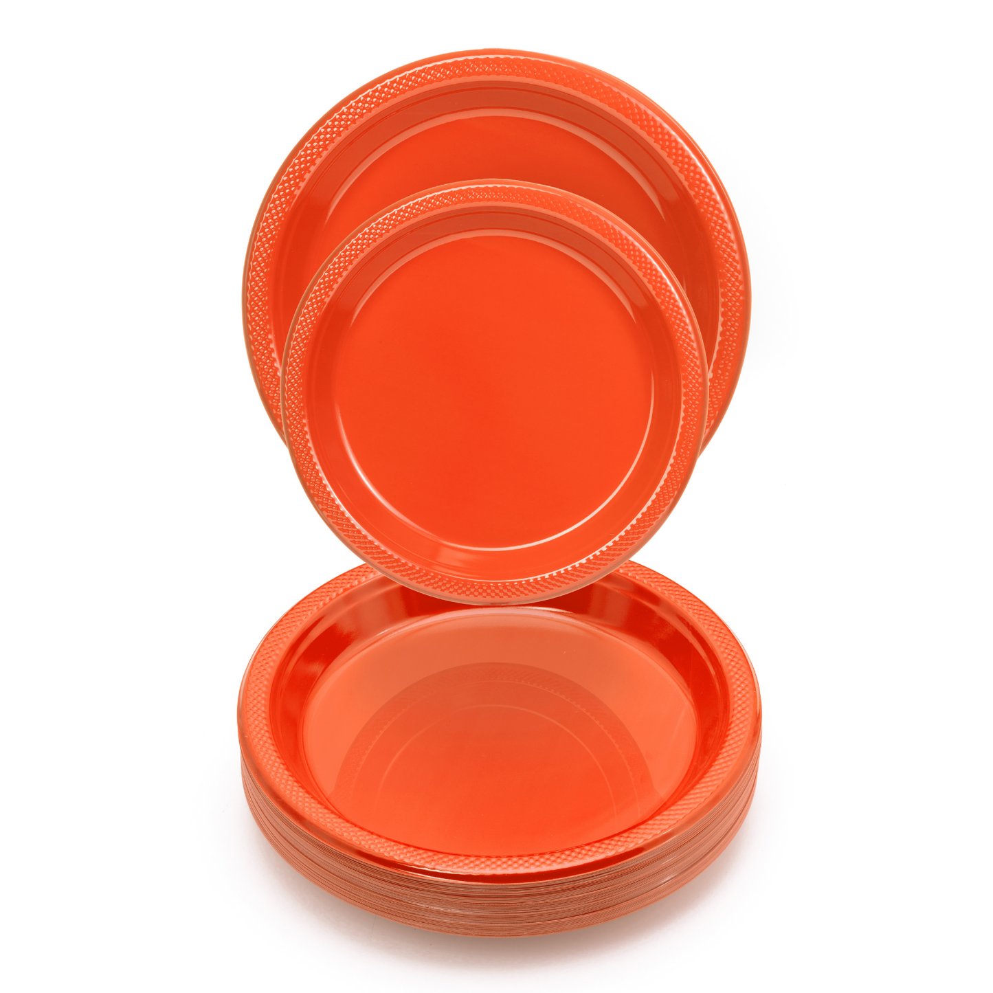 Orange Plastic Plates (9in./50ct.)