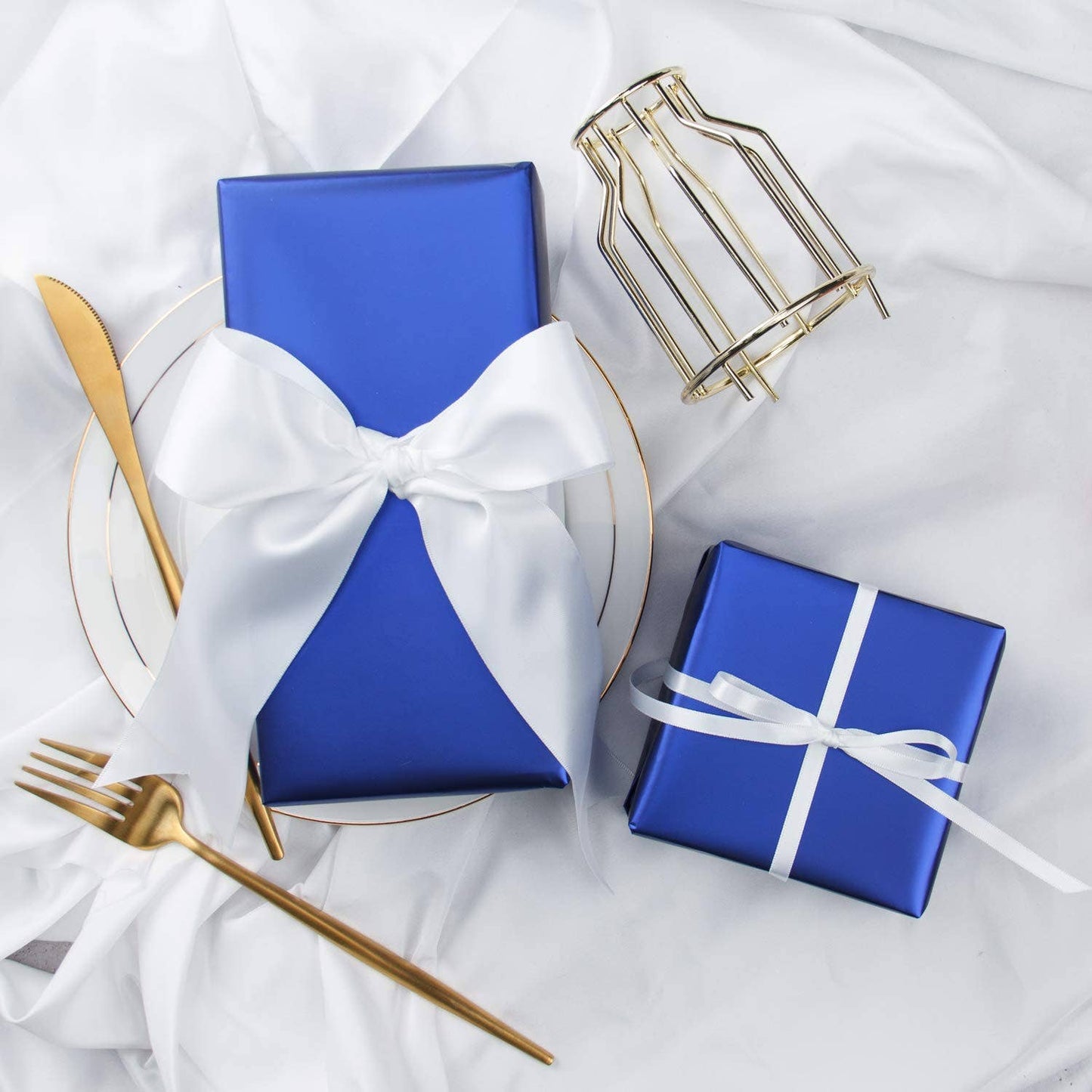 Wrapping Paper | Metallic Royal Blue