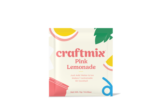 Pink Lemonade Cocktail / Mocktail Mixer - 24ct Caddy