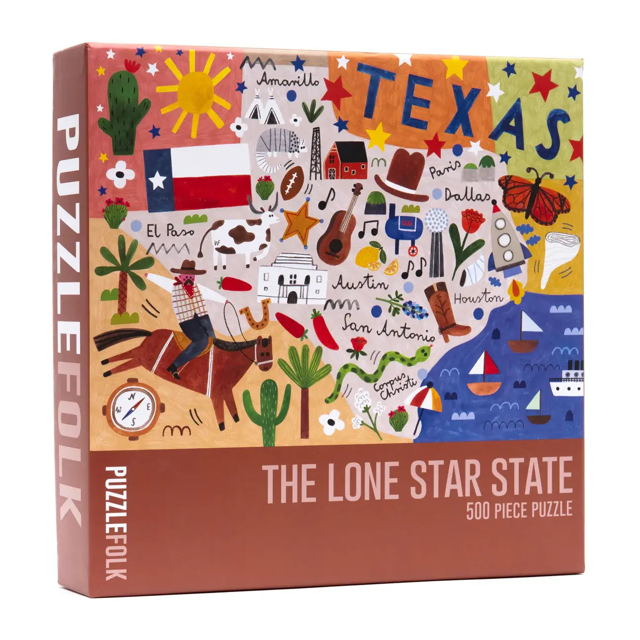 The Lone Star State Puzzle 500 Pc