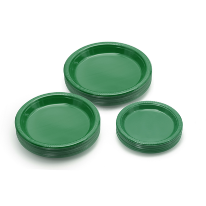 Emerald Green Plastic Plates (7in./50ct.)