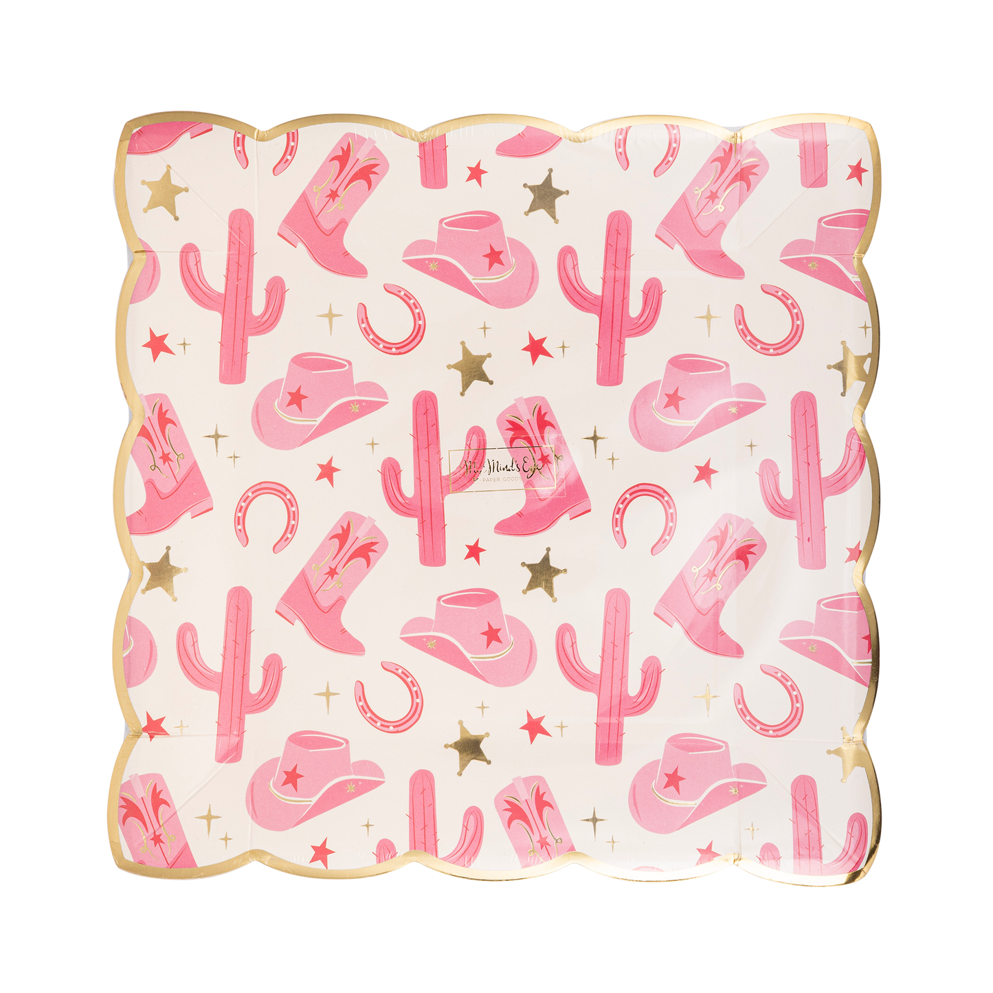 Pink Cowgirl Plate