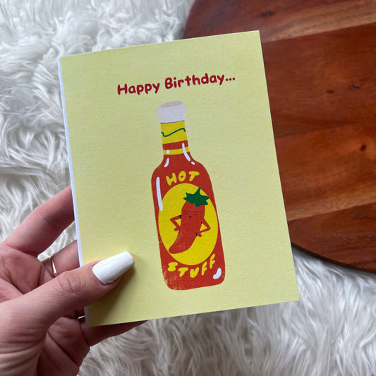 Happy Birthday Hot Stuff Card