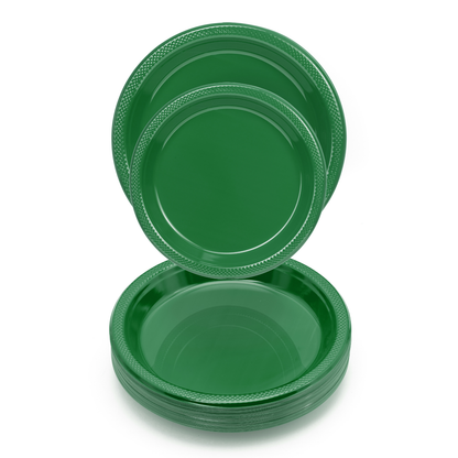 Emerald Green Plastic Plates (7in./50ct.)