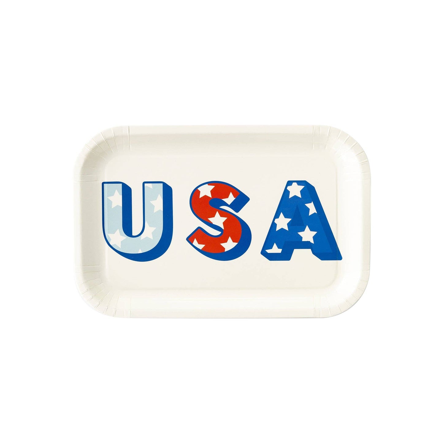 USA Shaped Plate