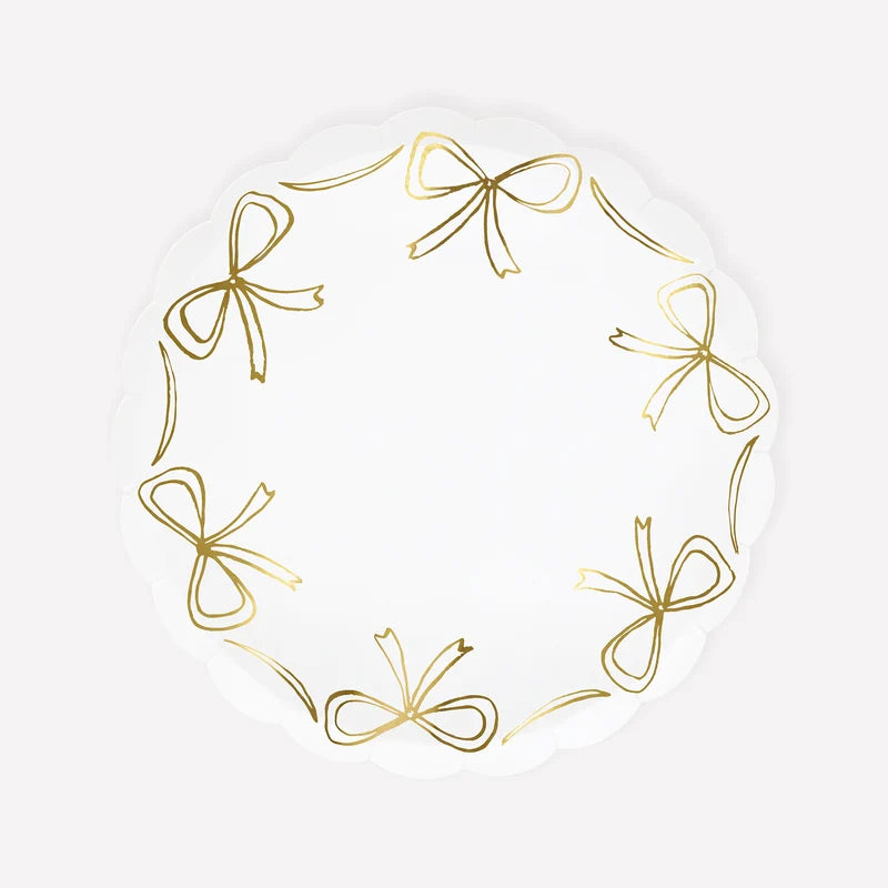 Gold Bow Side Plates