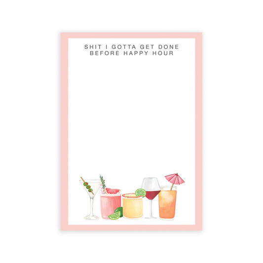 Happy Hour Notepad