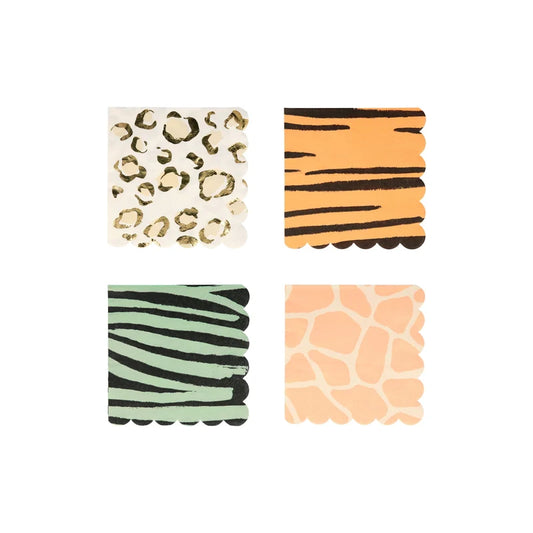 Safari Print Cocktail Napkins