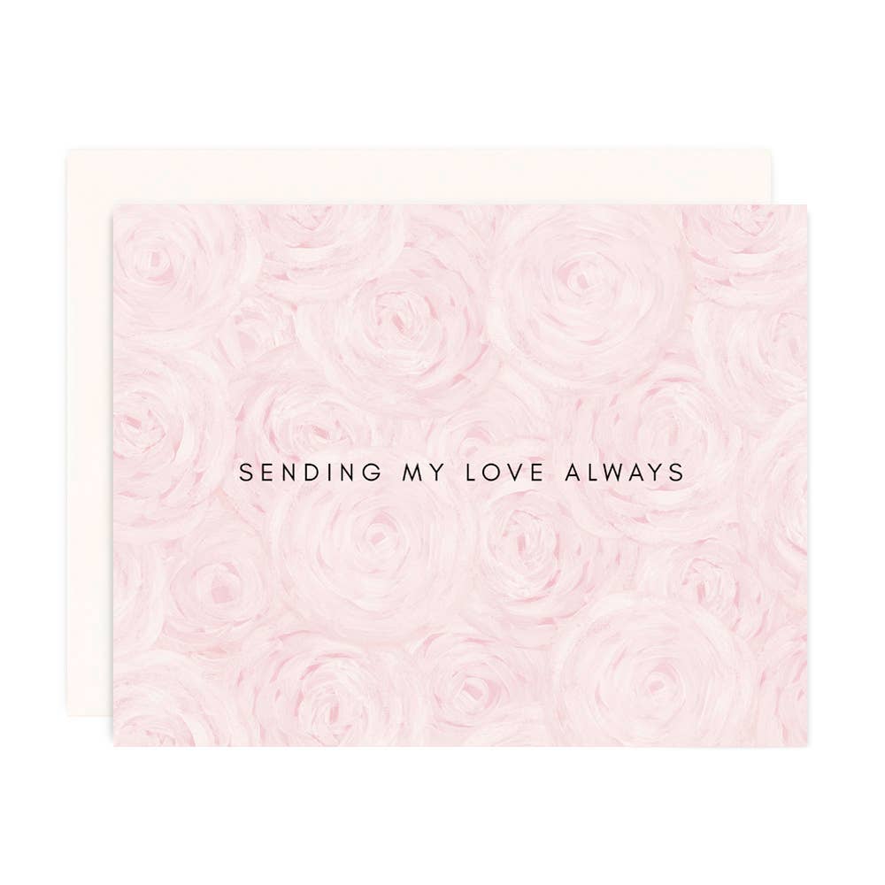 Love & Peonies Greeting Card