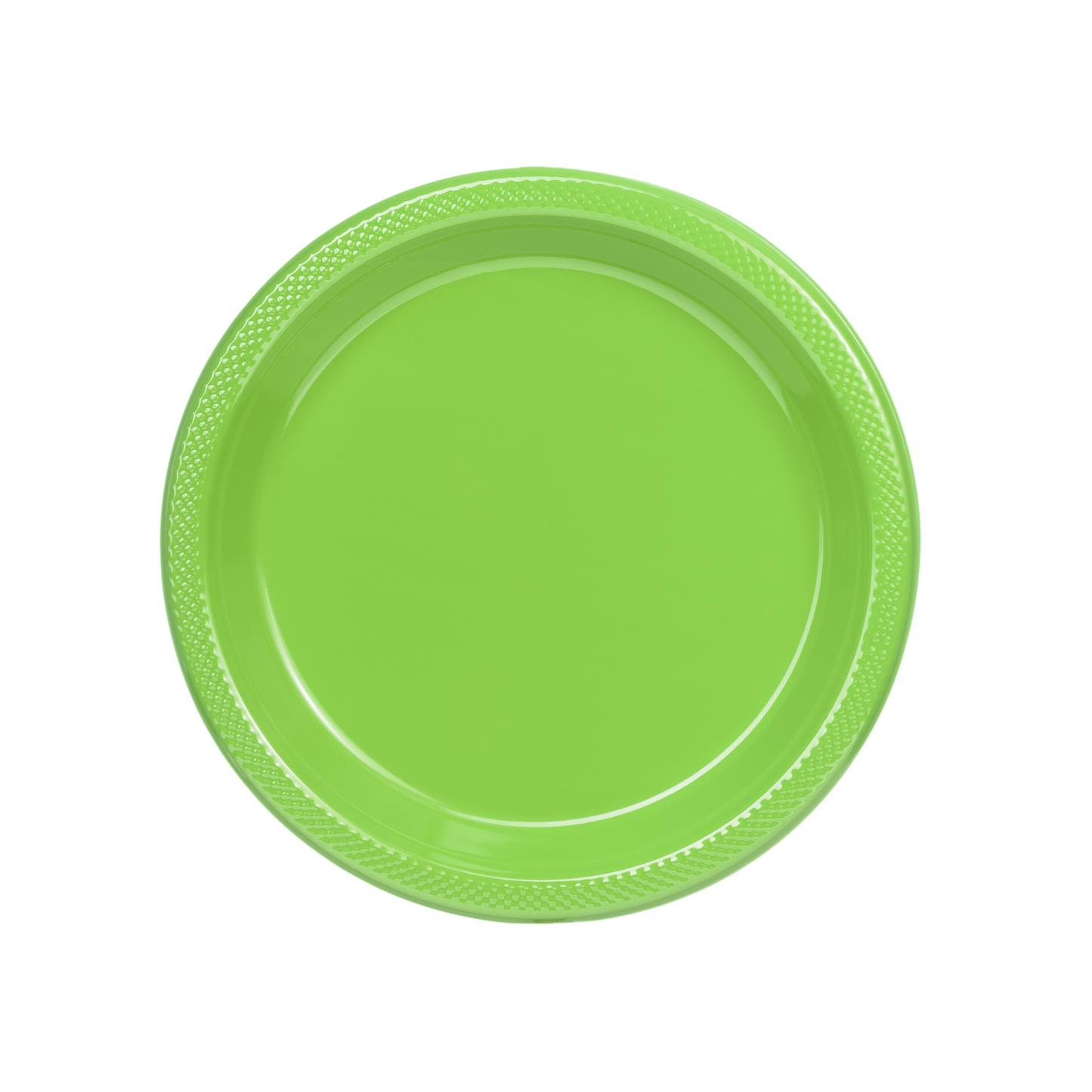Lime Green Plastic Plates (7in./50ct.)