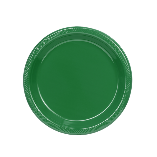 Emerald Green Plastic Plates (7in./50ct.)