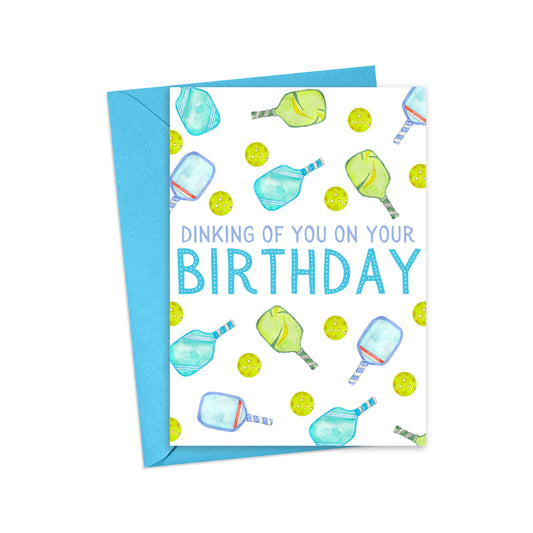 Pickleball Birthday Card