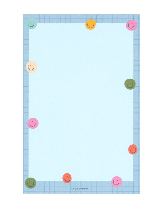 Smiley Grid Notepad