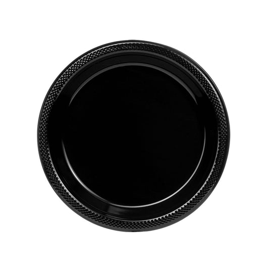 Black Plastic Plates (7in./50ct.)