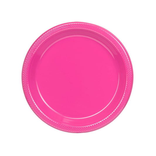 Hot Pink Plastic Plates (7in./50ct.)