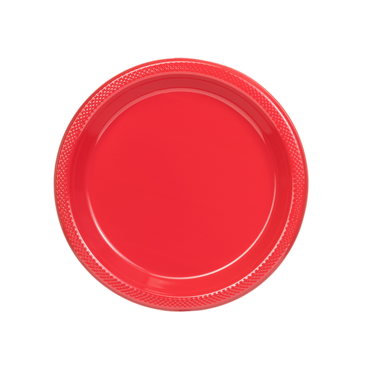 Red Plastic Plates (7in./50ct.)